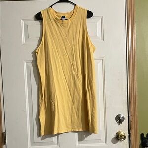 Yellow Sleeveless Women's Top